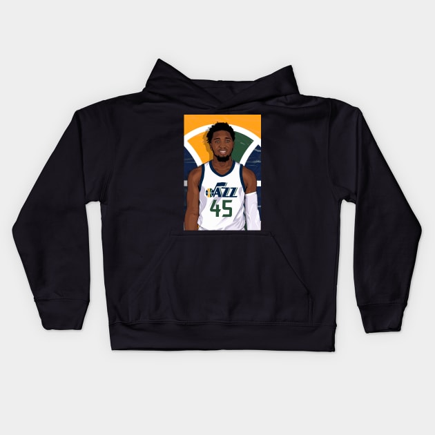 Spidad Mitchell Kids Hoodie by origin illustrations